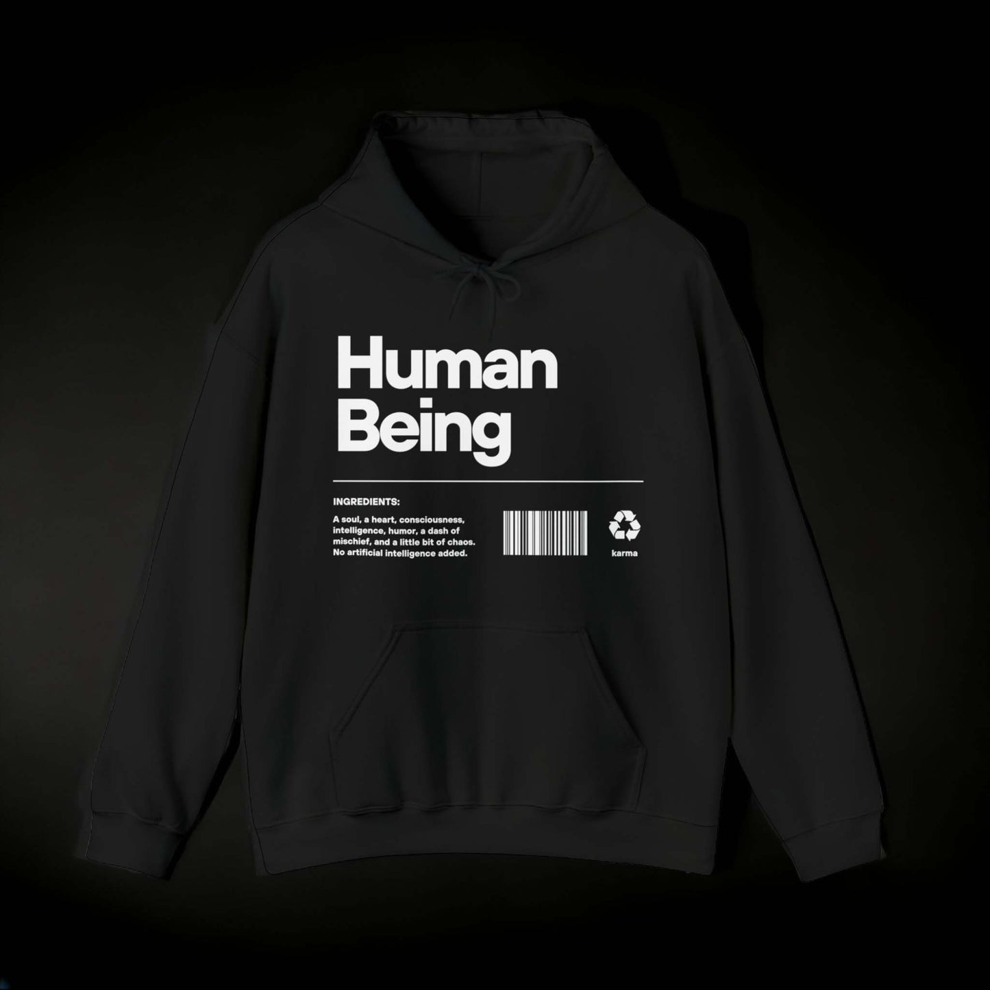 Karmic Being graphic hoodie by Alchemy & Aura