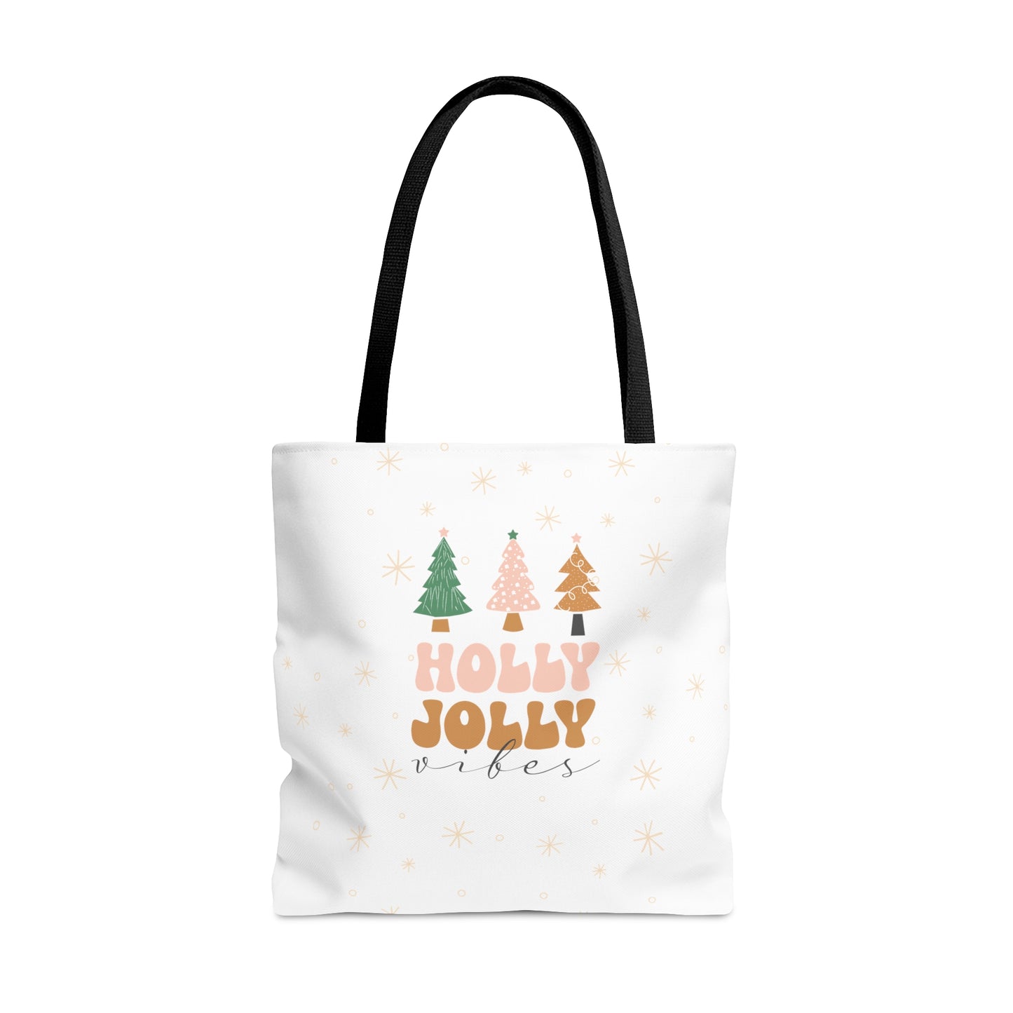 HOLLY JOLLY Holiday Exclusive | Large Tote Bag for Women and Men