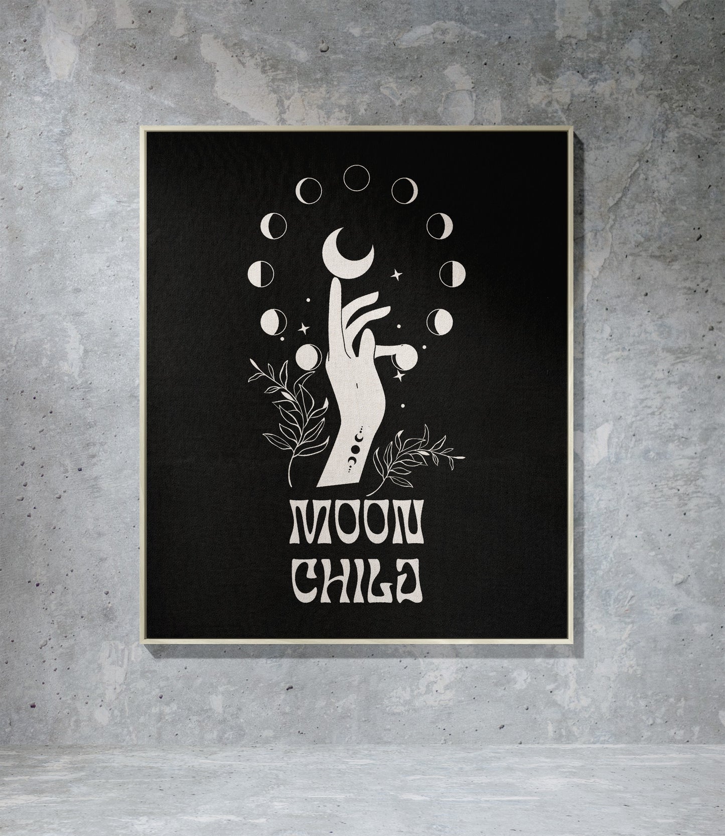 MOON CHILD | Decorative Woven Blanket Tapestry